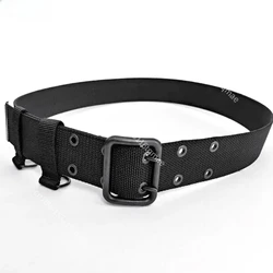 Cinturón táctico VKBO ruso de nailon ventilado negro con doble aguja