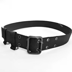 Cinturón táctico VKBO ruso de nailon ventilado negro con doble aguja