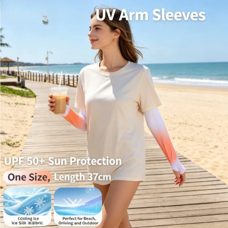 Brazaletes refrigerantes anti-UV – Mangas solares deportivas - imagen 5