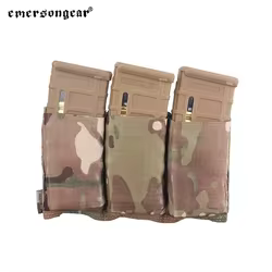 Emersongear EM2388 Bolsa táctica M4 Triple para revistas MOLLE