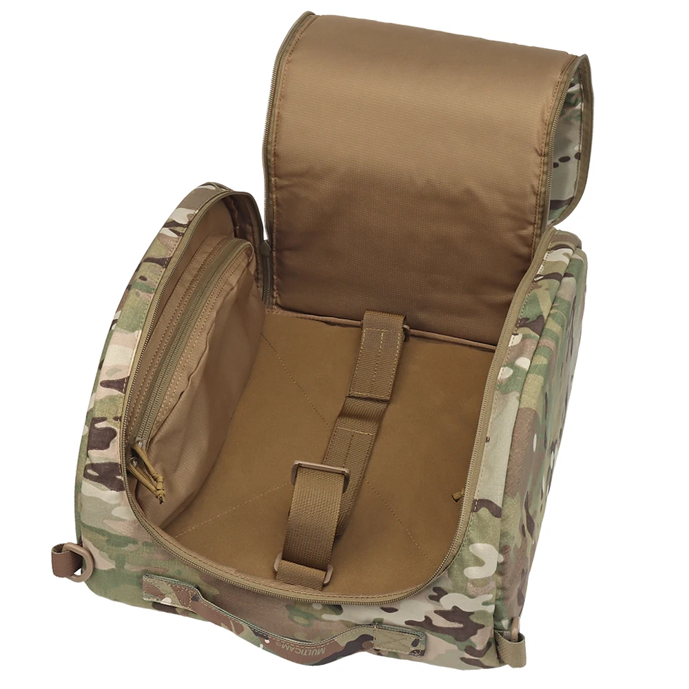 Bolsa táctica multiusos para casco: almacenamiento y senderismo