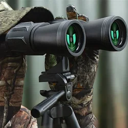 Binoculares HD con prisma BAK4, largo alcance para aves y excursiones