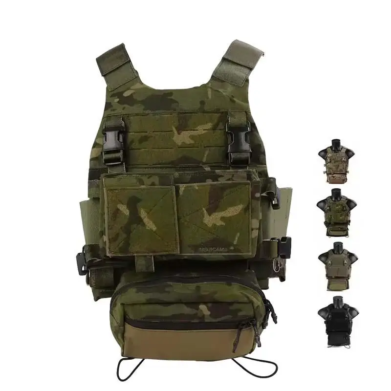Emersongear chaleco táctico MOLLE ligero ajustable combate Airsoft - imagen 4