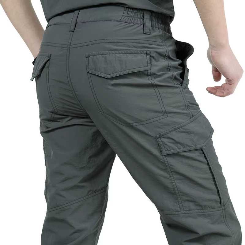 Pantalones cargo tácticos impermeable camuflaje militar multibolsillo - imagen 3
