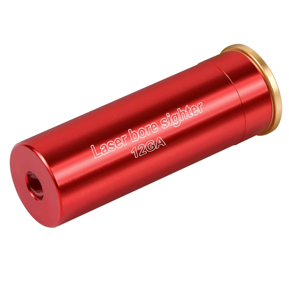 Componentes del bore sighter con baterías