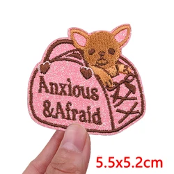 Parche bordado termoadhesivo de animales estilo dibujos animados