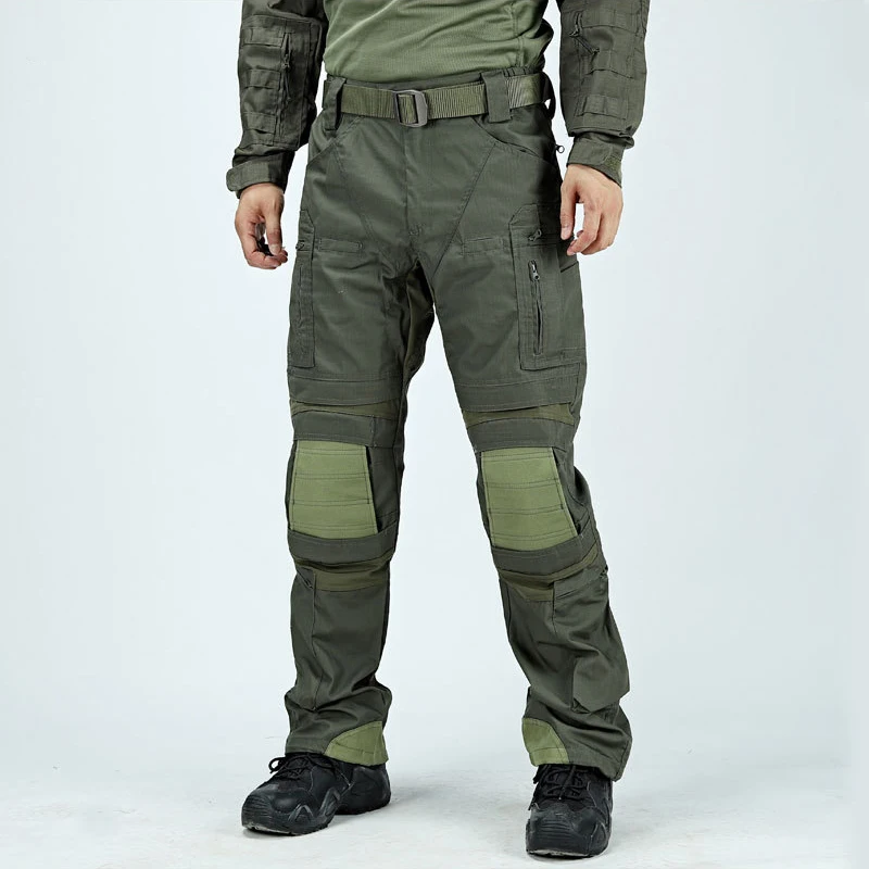 Pantalones tácticos cargo ripstop impermeables con multibolsillo