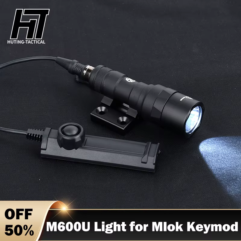 WADSN M600U linterna táctica riel Mlok Keymod - imagen 2