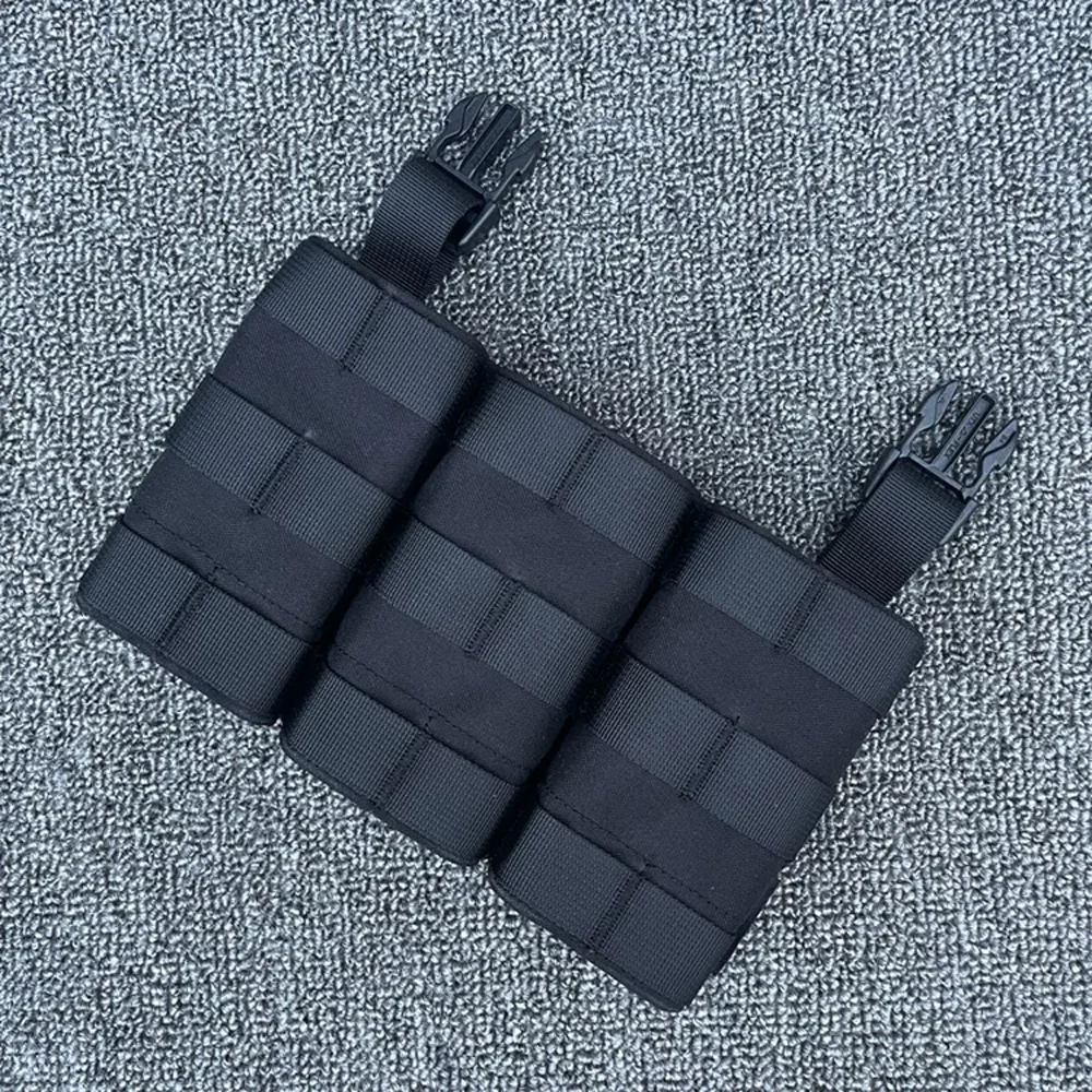 Portacargador táctico Multicam, bolsa triple para cargadores - imagen 4