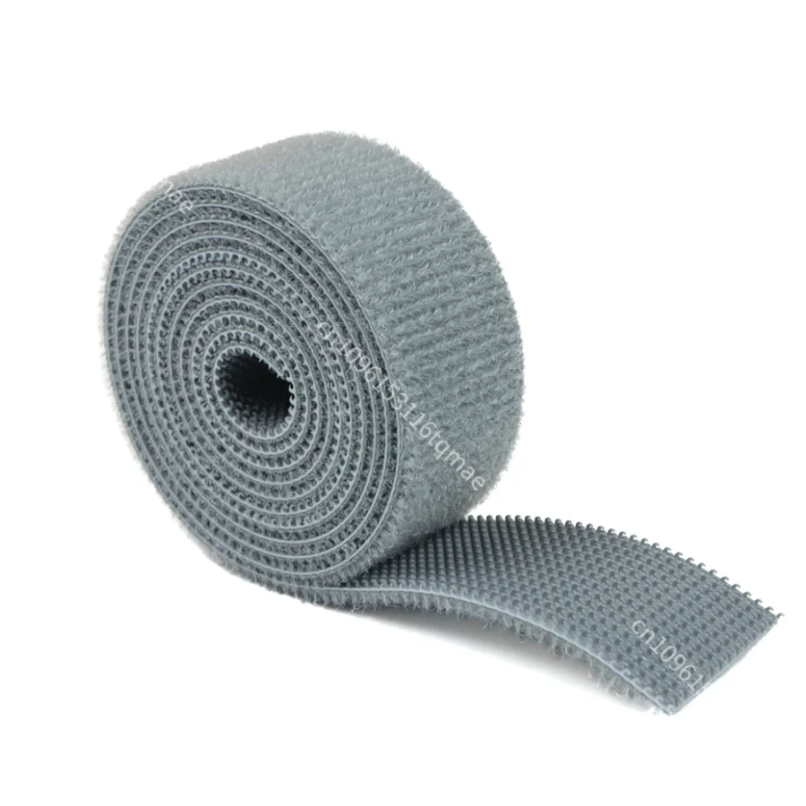 Bridas tácticas con cremallera y velcro negro y gris - imagen 2