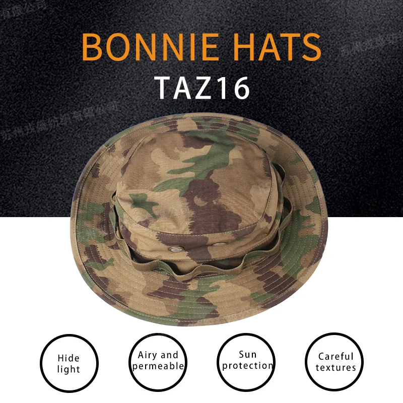 TAZ16 gorra bonnie táctica camuflaje suizo Fishmen ripstop - imagen 4