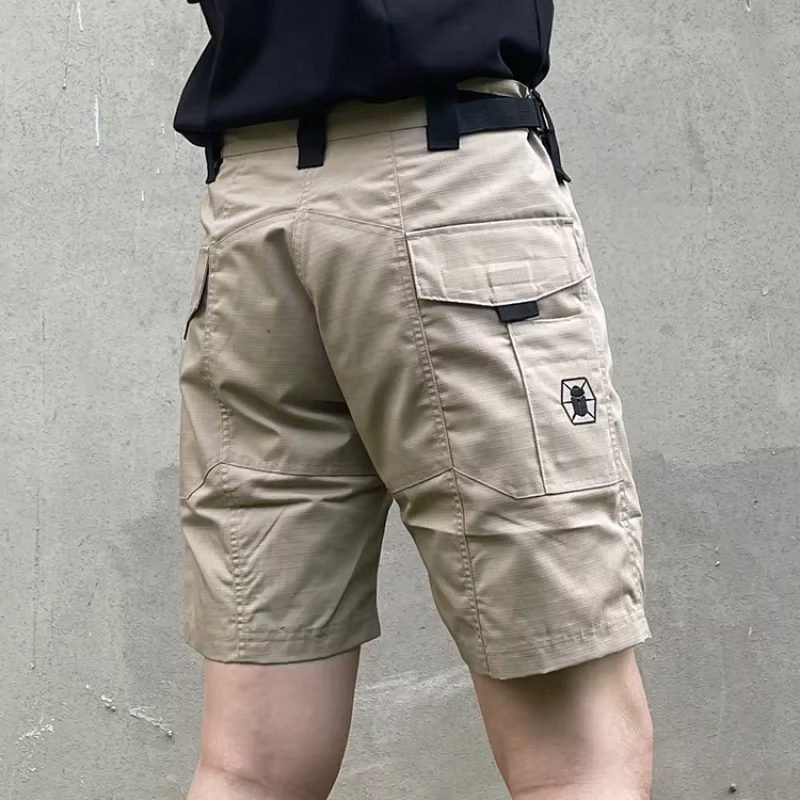Pantalón corto táctico ripstop con bolsillos para airsoft - imagen 3