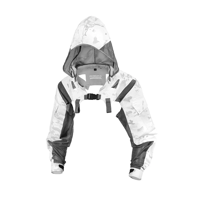 DMgear Chaqueta táctica camuflaje con capucha transpirable - imagen 2