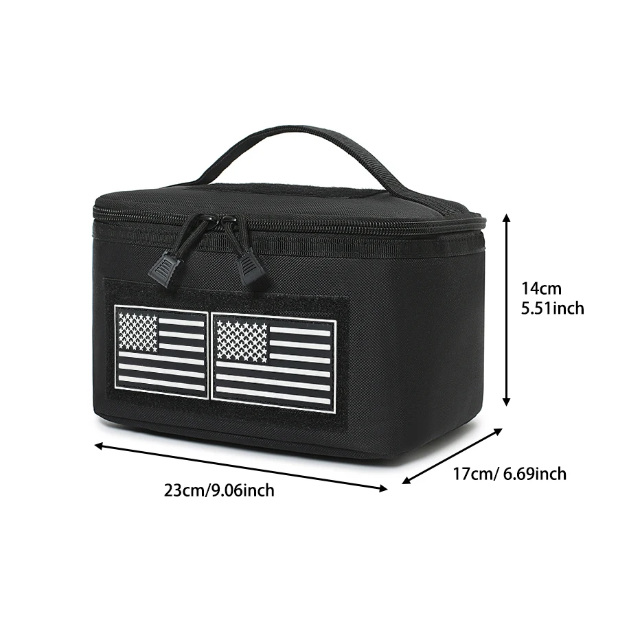 Bolso táctico para exterior de nailon con compartimentos desmontables