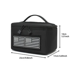 Bolso táctico para exterior de nailon con compartimentos desmontables