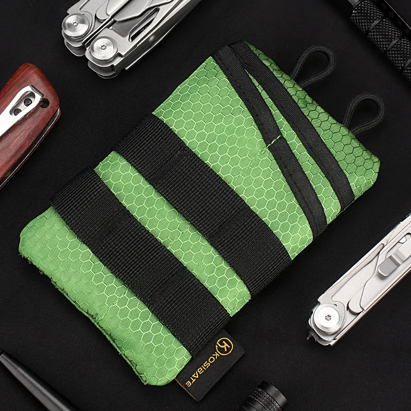 Kit EDC en tejido Oxford MOLLE: bolsa organizadora multiusos