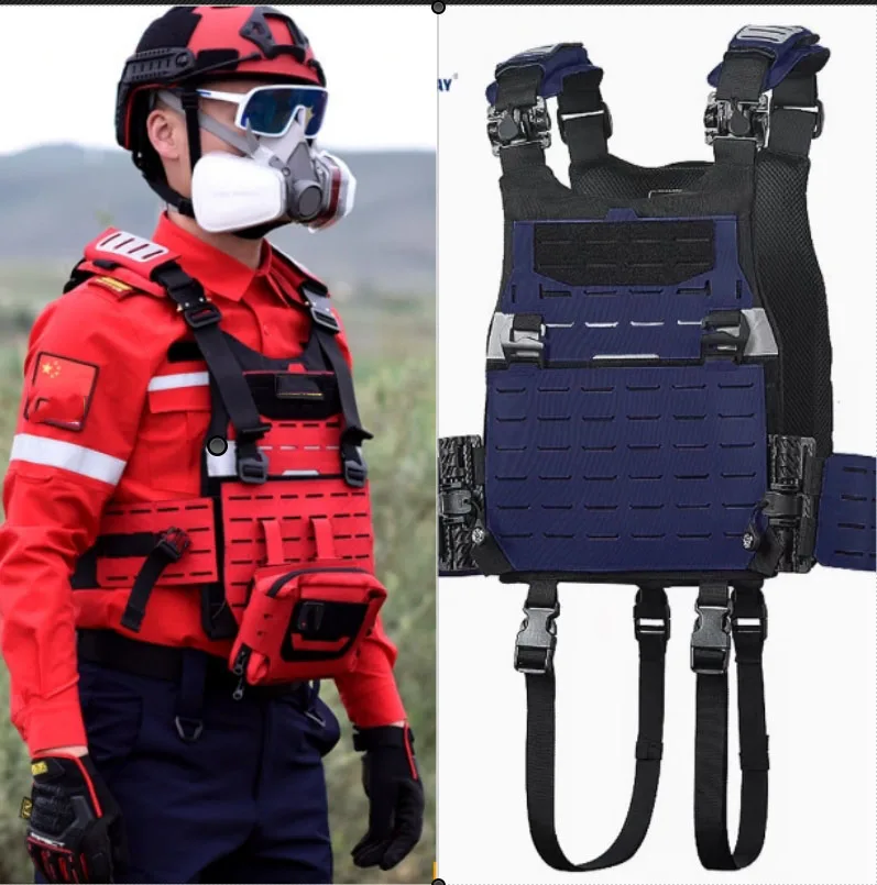 Chaleco táctico ligero con sistema MOLLE de liberación rápida - imagen 2