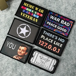 Parche táctico War Bad Boobs Valhalla con velcro gancho y bucle