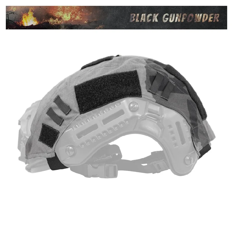 Cubierta de casco táctica velcro con bloque en T