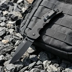 Cuchillo plegable para exteriores, emergencia y camping