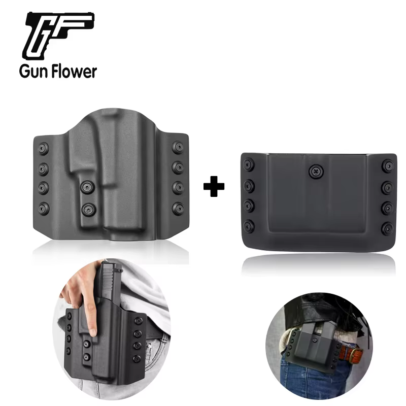 Funda Glock Kydex OWB con portador doble cargador - imagen 5