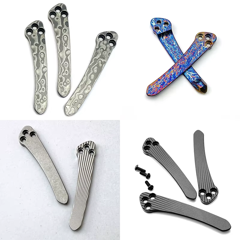 Clip de titanio Spyderco Deep Carry – Compatible C81 Delica Endura - imagen 2