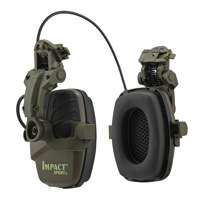 Soporte auriculares casco táctico – Fijación rápida riel trasero - imagen 2