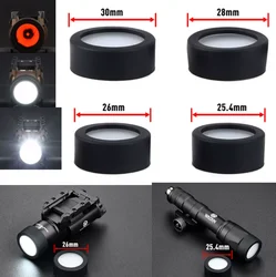 Protector de lente con filtro infrarrojo para linterna táctica