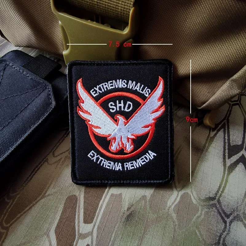 SHD División Parche bordado táctico MOLLE - imagen 3