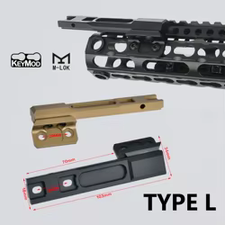 Soporte táctico SureFire M600 offset M-LOK para riel Picatinny