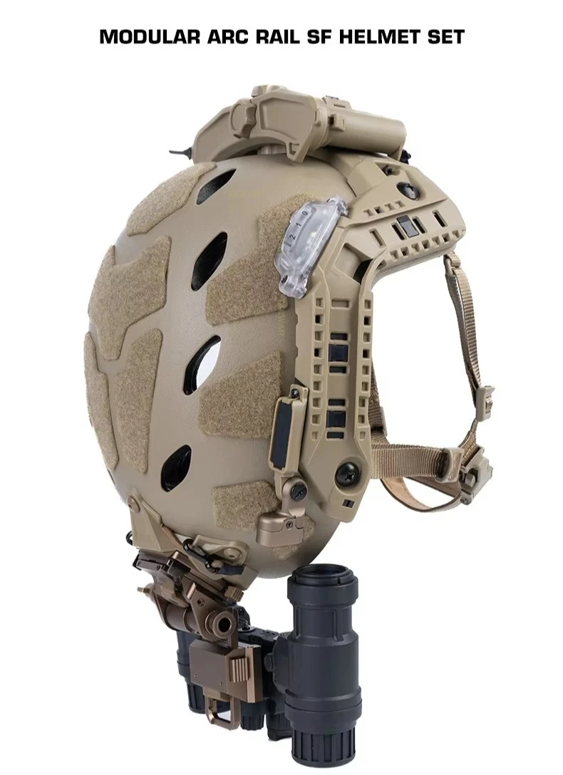 Casco modular con enfoque táctico