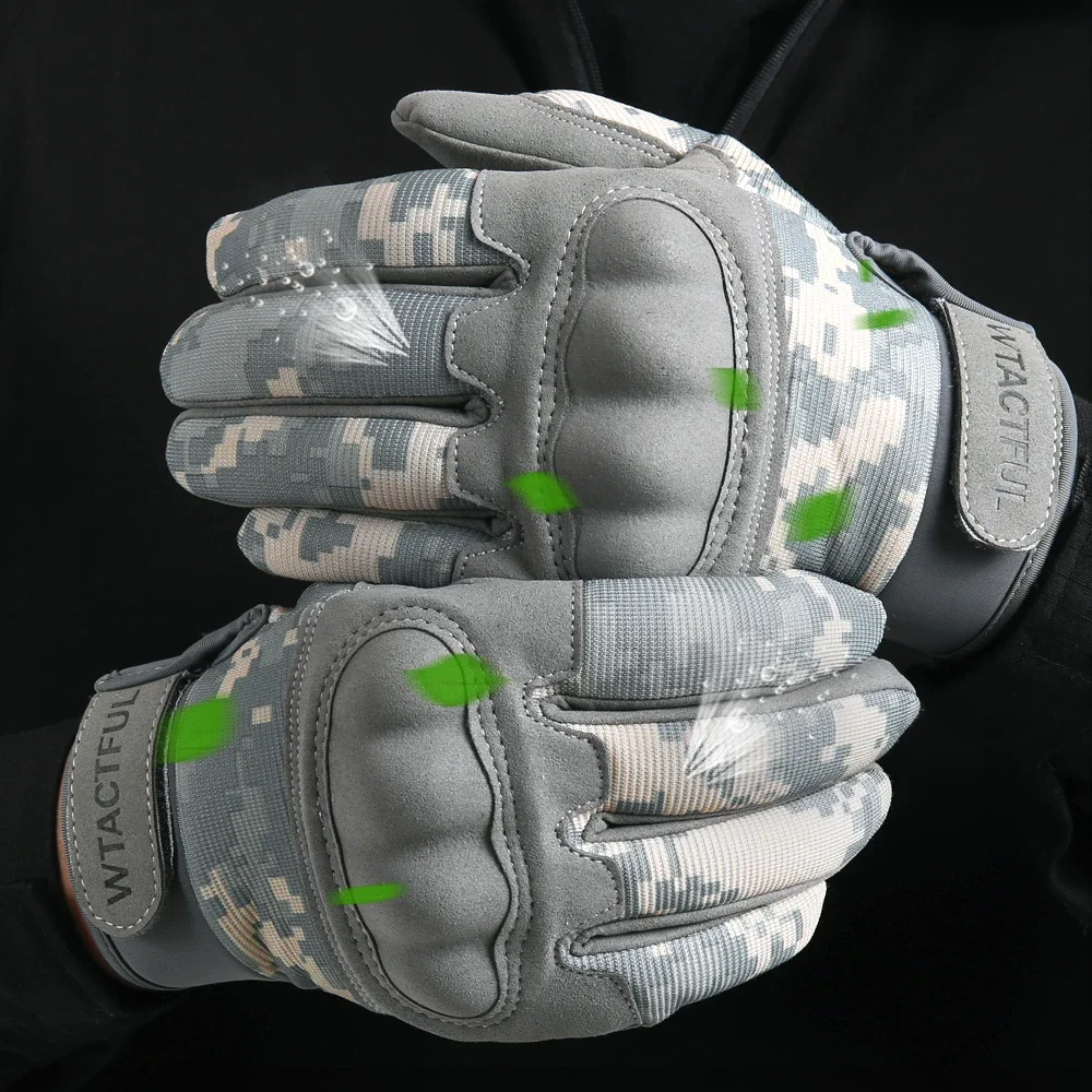 Guantes tácticos con pantalla táctil camuflaje ACU - imagen 5