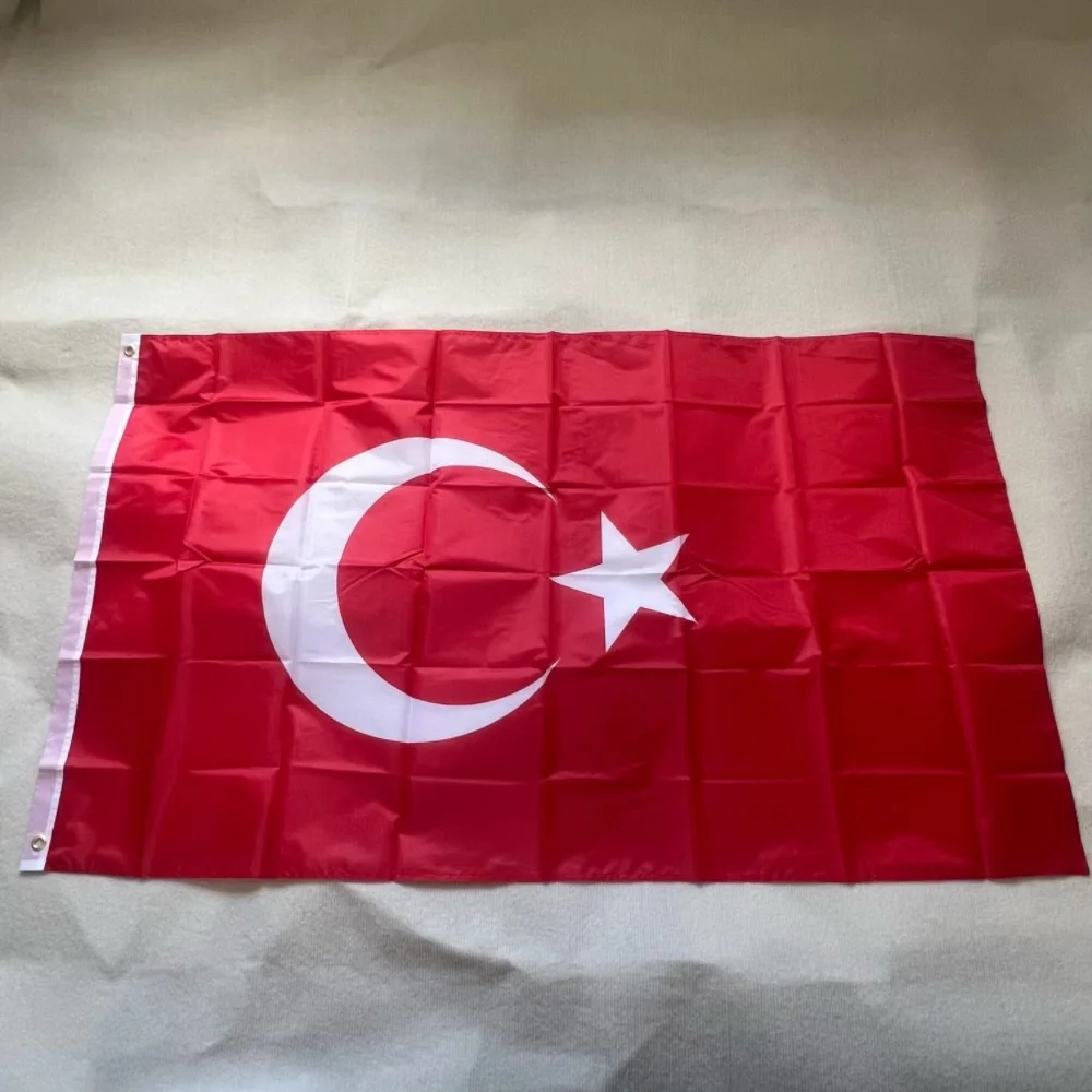 YIXIN FlagTUR TR bandera nacional turca para colgar - imagen 5