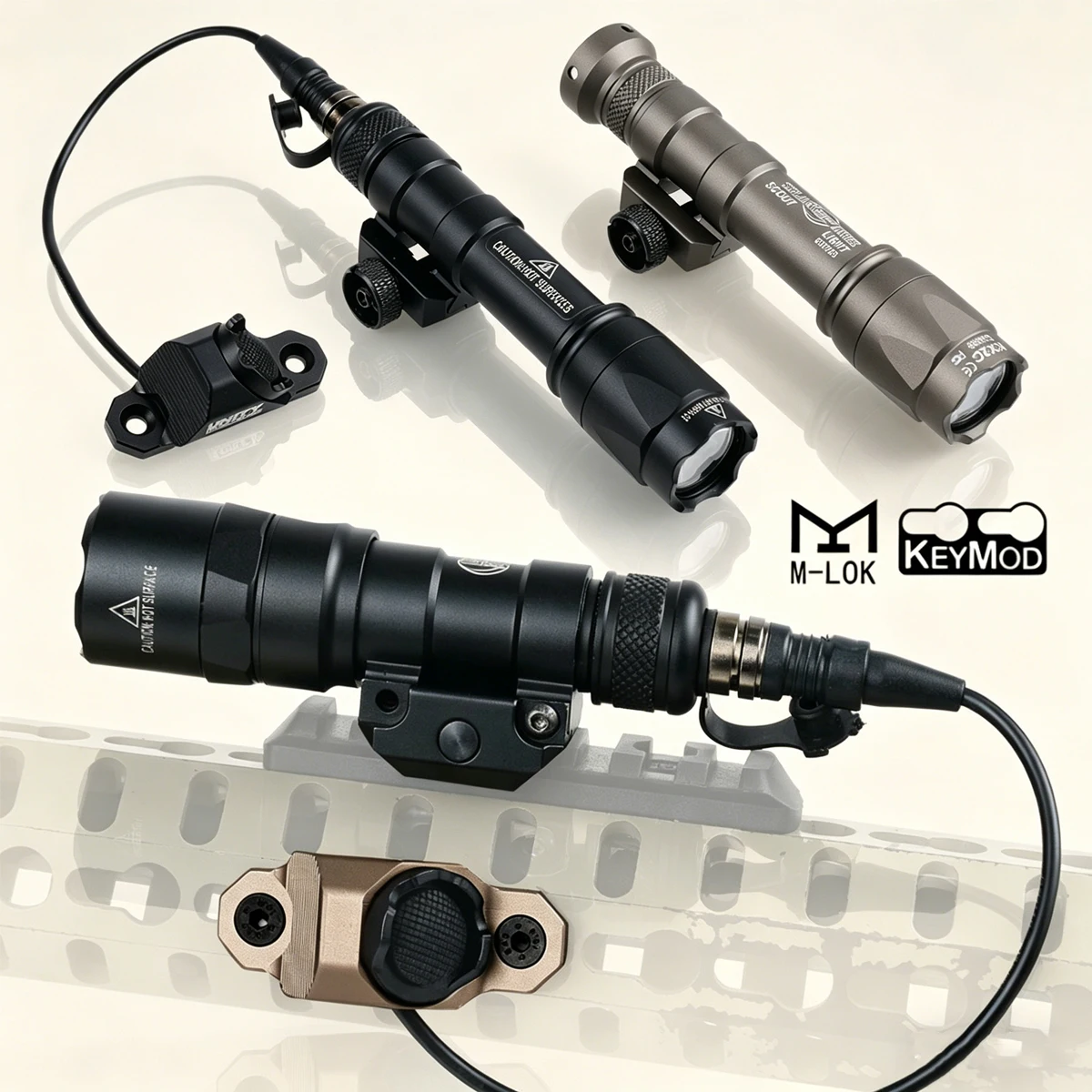 SureFire interruptor remoto de presión táctico M300/M600 M-LOK - imagen 4