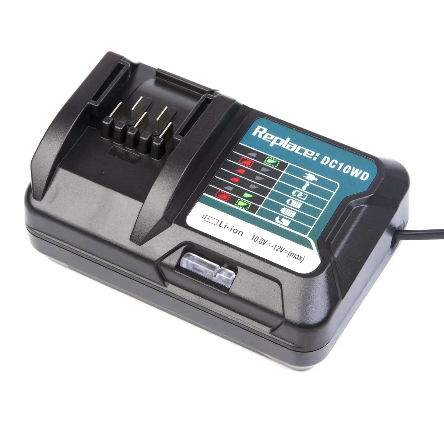 Cargador DC10WD compacto con indicador LED