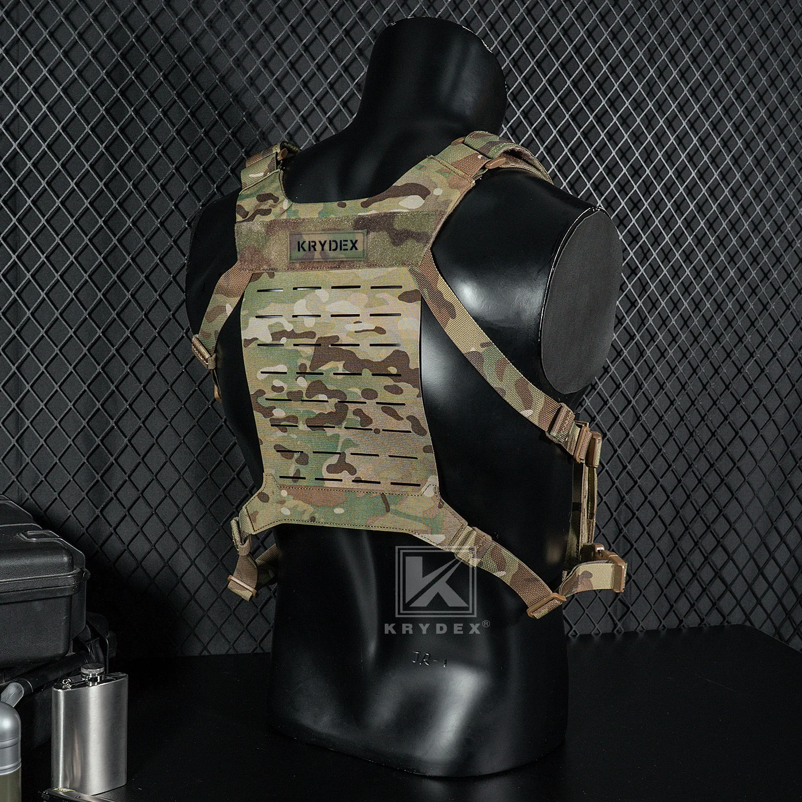 KRYDEX Panel Táctico MOLLE para Pecho y Hombro de Carga Airsoft - imagen 4
