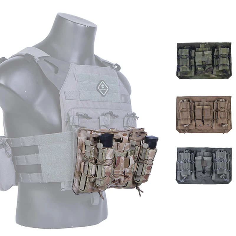 Emersongear Portacargadores triple MOLLE nylon – Tactical para pistolera