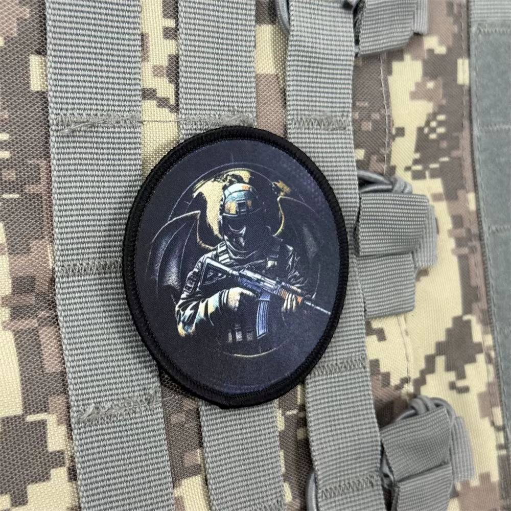 Parche Táctico Reconocimiento Chevron militar con velcro, adhesivo - imagen 5