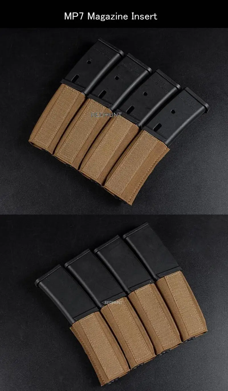 Portarrollos MP5/MP7 MOLLE con enganches para chaleco táctico - imagen 4