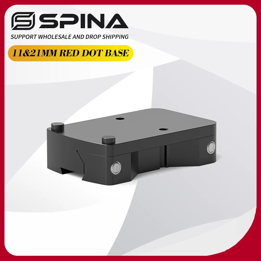 SPINA OPTICS Base Red Dot aluminio para Picatinny y cola de milano