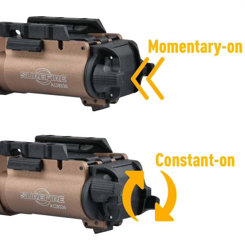 Linterna táctica Surefire X300 Ultra CNC para rail Picatinny - imagen 3