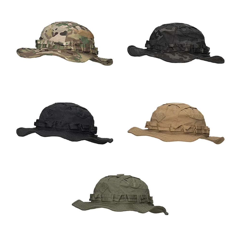 IDOGEAR Sombrero Táctico Boonie Transpirable de Ala Ancha