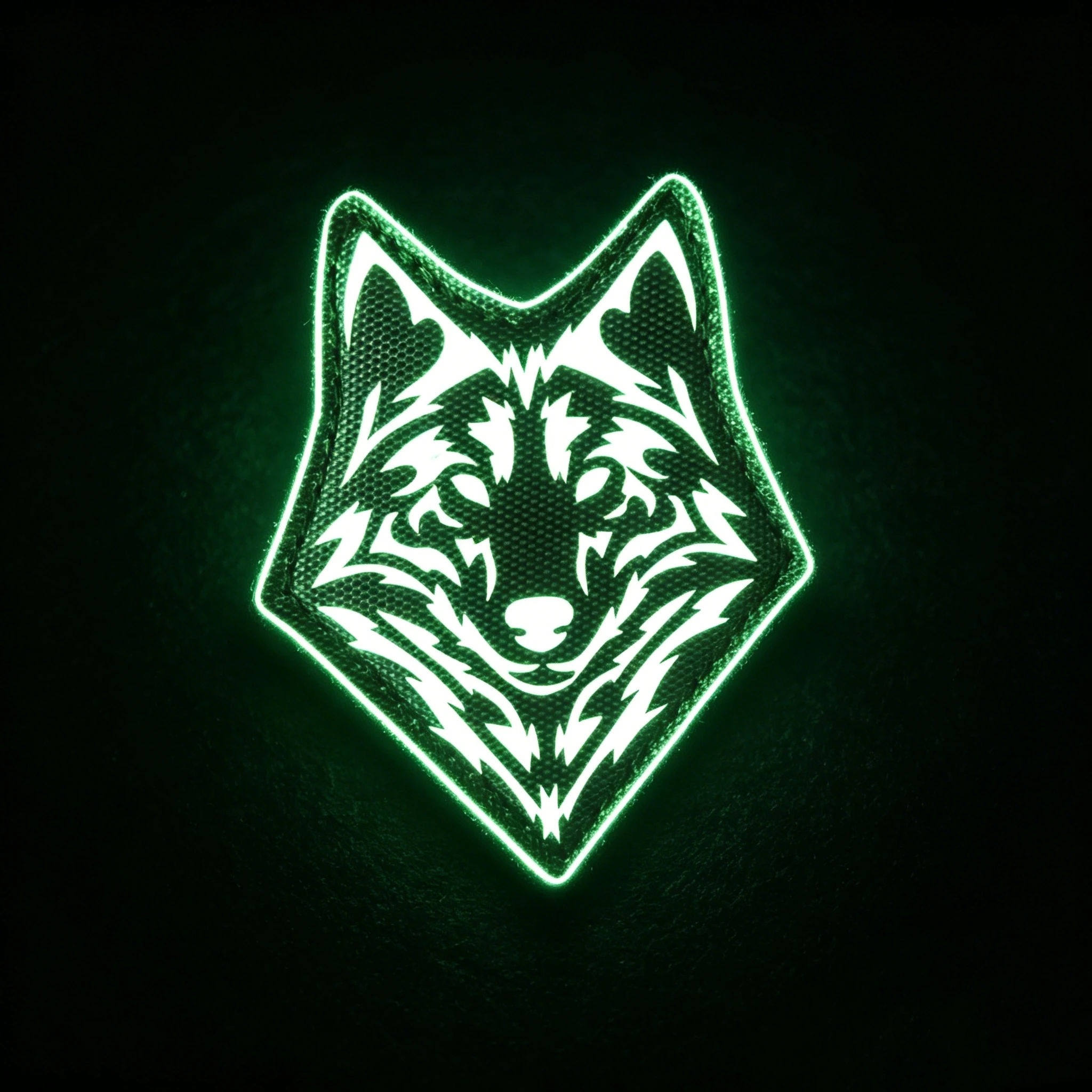 Parche táctico luminoso zorro para velcro en chaleco y gorra - imagen 3