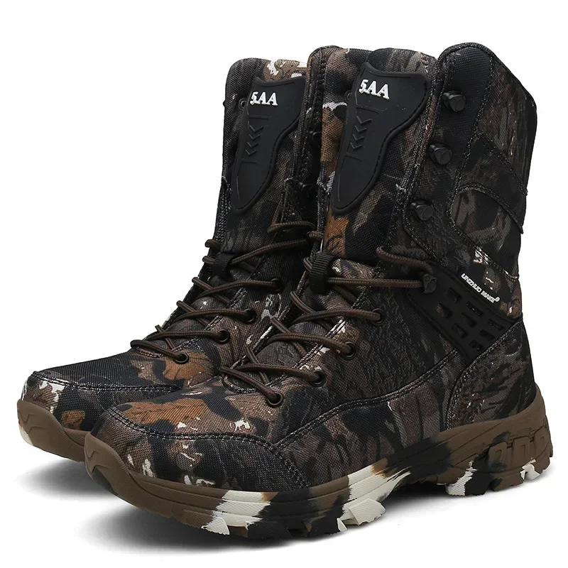 Botas tácticas hombre camuflaje transpirables para desierto y combate - imagen 2