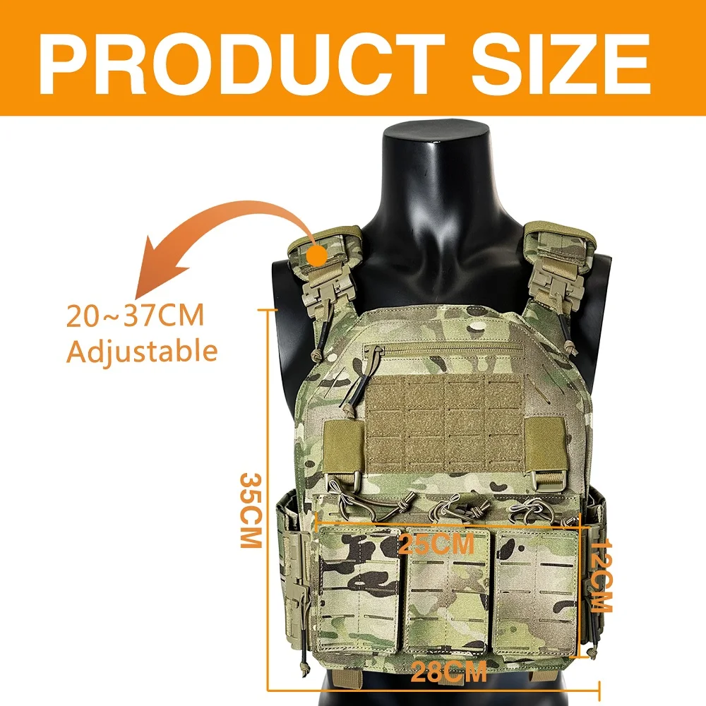 Detalle de bolsas MOLLE para cargadores