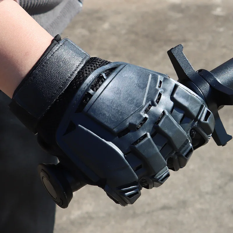 Guantes tácticos airsoft dedo completo con protección de goma - imagen 5