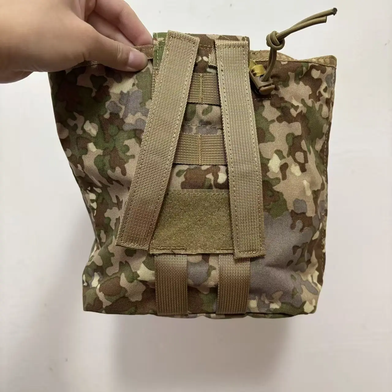 Bolsa táctica MOLLE plegable camuflaje alemán para todo terreno