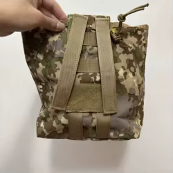 Bolsa táctica MOLLE plegable camuflaje alemán para todo terreno