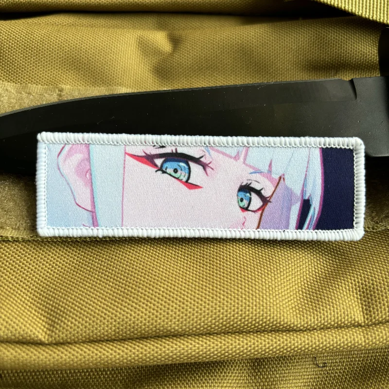 Parche táctico Lucy Eyes Gaze – Insignia moral con velcro para mochila - imagen 5