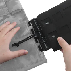 Cinturón táctico portaplacas de liberación rápida MOLLE lateral